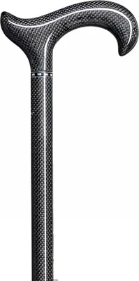 Immagine prodotto di Bastone da passeggio di design Ausilio per la deambulazione Esclusivo Carbonio L-Derby ergonomico