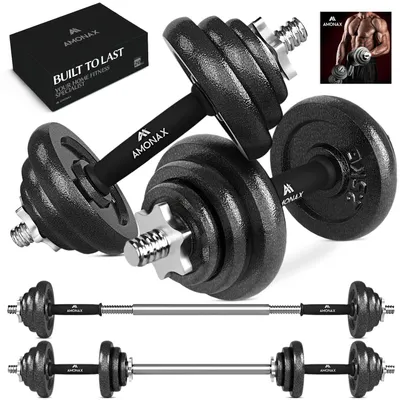 Image de Ensemble d'haltères pour musculation, 20 kg, pour une utilisation à domicile