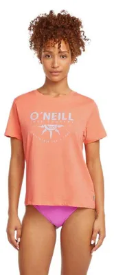 Productafbeelding van ONEILL WT O'NEILL T-shirt met opdruk aan de voorkant, damesmodel, oranje, maat M