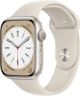 Produktbild von Apple Watch 8 41mm Alu polarstern/Sport polarstern