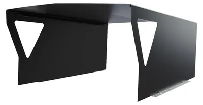 Produktbild von Mähroboter Garage | Carport Überdachung für Rasenmäher | Metall | 60x78x33cm, Farbe:Schwarz 60cm