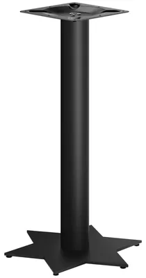 Produktbild von STAR | Bistro Stehtischgestell | Schwarz | Höhe: 105 cm | Säule: Ø 7,6 cm | Fuß: Ø 50 cm | Gastro Stehtischgestell, Stehtischgestell
