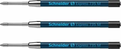 Produktbild von Schneider Kugelschreiber Mine Express M 3er-Set schwarz