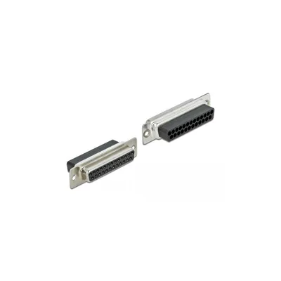 Image de DELOCK D-Sub 25 Pin Buchse zu RJ45 Buchse Montagesatz grau