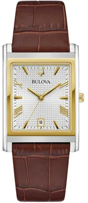 Produktbild von Bulova 98B430 Uni Armbanduhr mit Datum, Saphirglas und 41 mm Gehäusedurchmesser