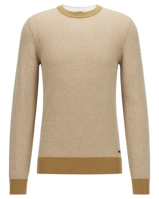 Produktbild von Hugo Boss Kapoko Herren Pullover, Farbe:Beige, Größe:XXL