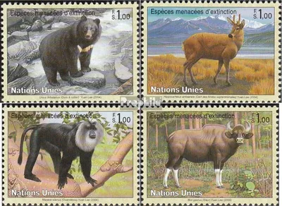 Produktbild von Briefmarken UNO - Genf 2004 Mi 482-485 (kompl.Ausg.) gestempelt Säugetiere
