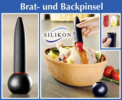 Produktbild von Backpinsel SILIKON Brat- & Backpinsel von Wenko