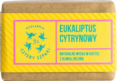 Image de Mydlarnia Cztery Szpaki Savon naturel à l'eucalyptus et au citron, 110 g