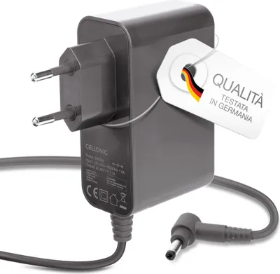Immagine prodotto di CELLONIC Caricabatteria compatibile con Dyson V10, V11, V12 & v15 Caricatore di ricambio 30.45V, potente & affidabile