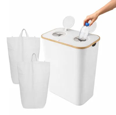 Obrázok produktu pre Solidchoice – Odpadový separátor s objemom 170 litrov, vrátane 2 vreciek