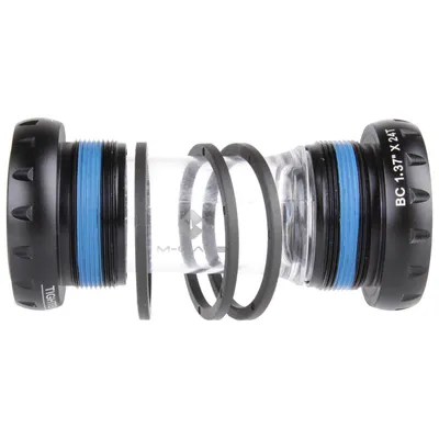 Image de Palier de pédalier BSA 68/73 x 41 mm noir / transparent