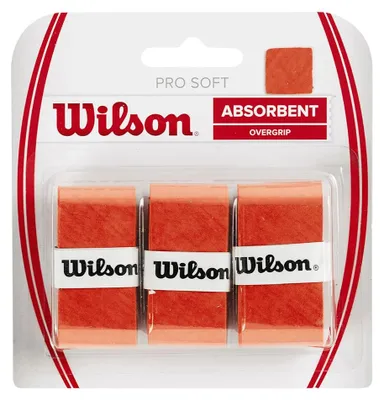 Produktbild von Wilson - "Pro" Griffband, Weich (3er-Pack) PP8621 (Einheitsgröße) (Rot)