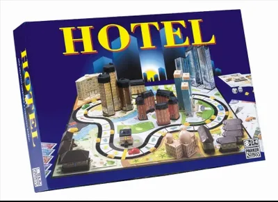 Produktbild von Hasbro Parker Hotel Brettspiel – Errichte deine internationale Hotelkette