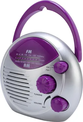 Zdjęcie produktu dla Wodoodporne radio prysznicowe Przenośne radio AM FM zasilane bateryjnie do łazienki, kuchni i na zewnątrz