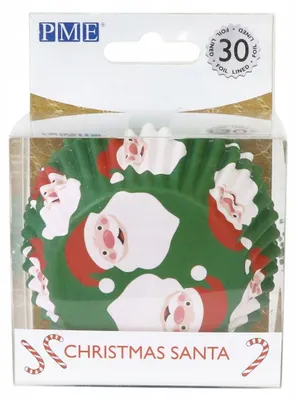 Produktbild von PME BC801, Cupcake-/Muffin-Cups, Rund, Gerillte Oberfläche, Grün, Mehrfarbig, Papier, 50 mm