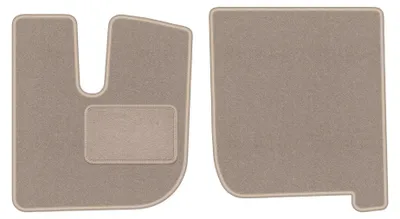 Image de Tapis de sol en moquette pour Iveco Stralis 2003-2019 (camion) – jeu 4 pièces, beiges, sur mesure – Wielganizator LUX