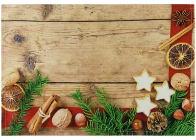 Produktbild von Tischset Platzset Stoff CLOTH Weihnachtsgewürze Zimtsterne