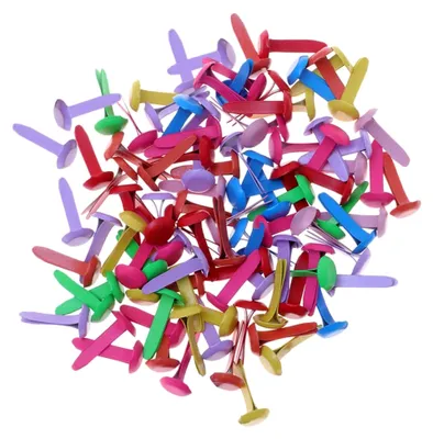Produktbild von 300 Stück Metall-Brads Mini-Brads Papierverschlüsse Bastel-DIY-Brads Legierung Nägel Zum Basteln DIY-Zubehör Für Sammelalben Karten Bastelarbeiten