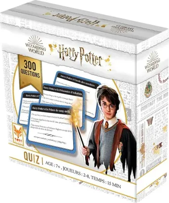 Image de Jeu de cartes Harry Potter Quiz 300 Questions *Version française