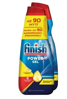 Produktbild von Finish Power Lemon Gel für Geschirrspüler 2 x 900 ml