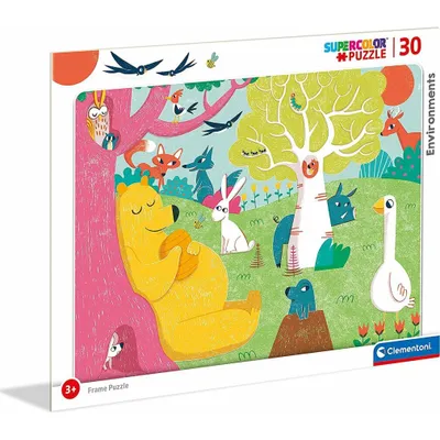 Image de CLEMENTONI Puzzle La vie dans la forêt 30 pièces