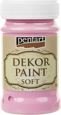 Immagine prodotto di Decor Paint pittura a gesso rosa chiaro - rosa baby 100ml - PENTART