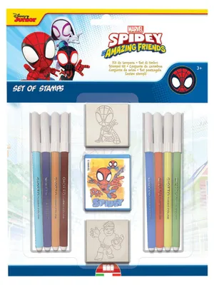 Immagine prodotto di Set di timbri multiprint Spidey, 11DLG.