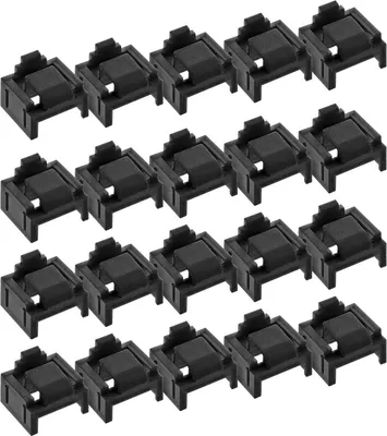 Produktbild von InLine RJ45 Portblocker, 20 Blocker Nachfüllpack, schwarz, Kunststoff, Schwarz