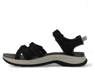 Image de Teva Tirra Sport Leather Women - Sandales pour femmes, taille : 42 (US 11), couleur : noir