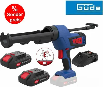 Produktbild von Güde Akku Kartuschenpresse 18V + 2 x Akku / Ladegerät