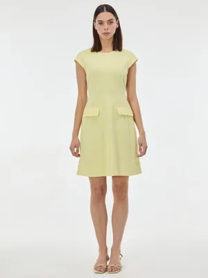 Produktbild von Orsay Gelbes knielanges Damenkleid 38
