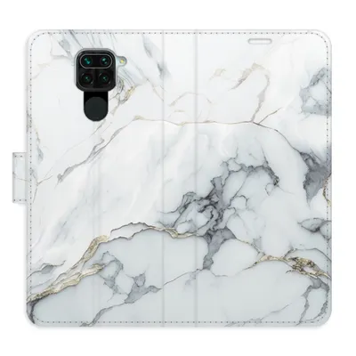 Obrázek produktu pro Flipové pouzdro iSaprio - SilverMarble 15 pro Xiaomi Redmi Note 9