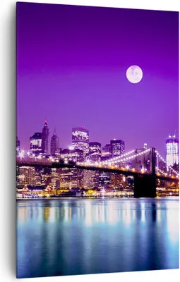 Produktbild von Bild auf Leinwand - Leinwandbild - Einteilig - Amerika wohnung architektur - 80x120cm - Wand Bild - Wanddeko - Wandbilder - Leinwanddruck - Wanddekoration - Leinwand bilder - Wandbild - PA80x120-2443