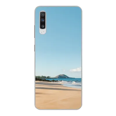 Produktbild von MuchoWow® Handyhülle Schutzhülle Hülle für Samsung Galaxy A70 Strand - Sommer - Palmen Silikon Softcase Handy Hülle - Schutzhaube