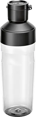 Produktbild von Bosch MMZV0BT1, 500 ml, Tägliche Nutzung, Schwarz, Transparent, Tritan, 198 g, 240 mm