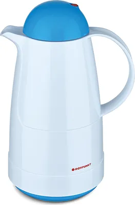 Produktbild von ROTPUNKT Isolierkanne 210 1,0 ltr. weiß/electric kingfisher