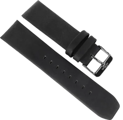 Produktbild von s.Oliver > Uhrenarmband 22mm Leder schwarz glatt > SO-3572-LM