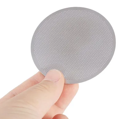 Kaffeefilter aus Edelstahl, wiederverwendbar, 6,1 cm