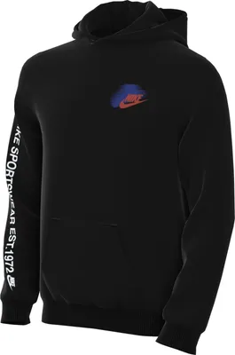 Obrázok produktu pre NIKE B NSW SI FLC PO mikina s kapucňou BB2 ČIERNA/BIELA ČIERNA/BIELA XS