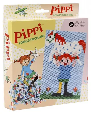 Produktbild von Kinderboeken Pippi Langstrumpf Bügelperlen-Set kreatives Spielzeug multicolor