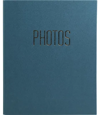 Immagine prodotto di Exacompta 17603E Album fotografico con meccanismo ad anelli, 60 pagine nere, 32x26x4 cm, blu-verde