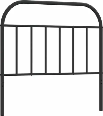 Obrázek produktu pro vidaXL Náhradní čelo postele, kovové, černé, 100 cm