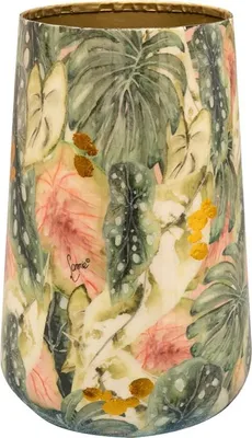 Image de TS Collection - Vase Monstera mystère - 13x20