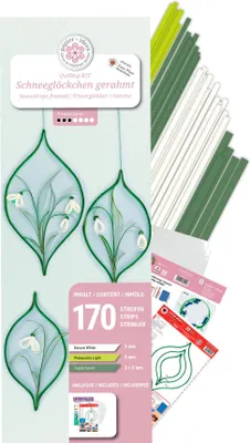 Produktbild von Quilling-Set "Schneeglöckchen"