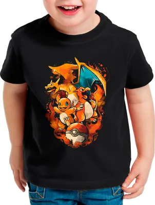 Produktbild von BaumwolleCloud Fire Fury Kinder T-Shirt monster game online