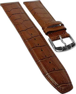 Produktbild von Jacques Lemans Uhrenarmband  | Ersatzband Leder braun | 22mm 1-1359
