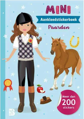 Image de Standaard uitgeverij mini aankleedstickerboek - paarden