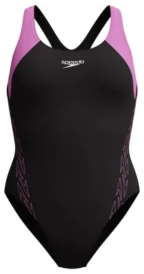 Produktbild von Speedo - "Hyprbm Splc" Badeanzug Racerback für Damen IG4988 (XL) (Violett)