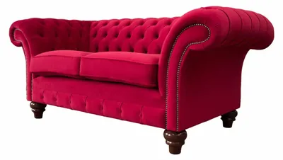 Produktbild von Design Modern Textil Sofa 2 Sitzer Couch Polster Luxus Sofas Chesterfield